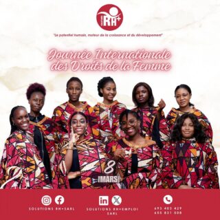 La société SOLUTIONS RH+ SARL vous souhaite à toutes une heureuse journéebdes droits de la femme !

 “Investir en faveur des femmes : accélérer le rythme” : l’édition 2024 

👩🏻‍🦰👩🏾‍🦱👱🏽‍♀️👩🏻👵🏽👩🏽‍⚕️🕵️👩🏿‍🌾👩🏽‍🍳👩‍🏫👩🏾‍🏭👩🏽‍💻👩🏽‍🔧👩🏽‍🔬👩🏻‍🎨👩🏾‍💼👩🏾‍✈️👩🏽‍⚖️🤵🏽‍♀️

⭐️Le thème du 8 mars 2024 est “Investir en faveur des femmes : accélérer le rythme”. 

Cinq axes clés qui nécessitent une action commune pour éviter que les femmes ne soient laissées pour compte ont été identifiés :

Investir en faveur des femmes : une question de droits humains
Mettre fin à la pauvreté
Mettre en œuvre un financement tenant compte du genre
Passer à une économie verte et une société de soins
Soutenir les agents de changement féministes

__________

SOLUTIONS RH+ SARL would like to wish you all a very happy Women’s Rights Day!

“Investing in women: stepping up the pace”: the 2024 edition
👩🏻‍🦰👩🏾‍🦱👱🏽‍♀️👩🏻👵🏽👩🏽‍⚕️🕵️👩🏿‍🌾👩🏽‍🍳👩‍🏫👩🏾‍🏭👩🏽‍💻👩🏽‍🔧👩🏽‍🔬👩🏻‍🎨👩🏾‍💼👩🏾‍✈️👩🏽‍⚖️🤵🏽‍♀️

⭐️The topic for 8 March 2024 is “Investing in women: picking up the pace”. Five key areas requiring joint action to ensure that women are not left behind have been identified:

Investing in women: a question of human rights
Ending poverty
Implementing gender-sensitive financing
Moving to a green economy and a caring society
Supporting feminist agents of change

Source: unwomen.org