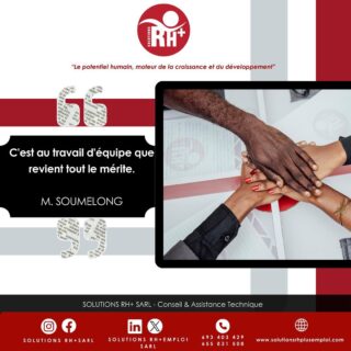 ☀️BONJOUR LUNDI !

✨La société SOLUTIONS RH+ SARL vous souhaite une semaine performante dans votre milieu professionnel par ce conseil qui nous est donné par Mr Lucien S.

#POTENTIELHUMAIN #ressourceshumaines #RH #MONDAYMOTIVATION  #quoteoftheday 

☀️HELLO MONDAY !

✨SOLUTIONS RH + SARL wishes you a successful week in your workplace with this advice from Mr Lucien S.

#HUMANPOTENTIAL #humanresources #HR #MONDAYMOTIVATION #quoteoftheday