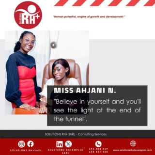 ☀️BONJOUR LUNDI !

✨La société SOLUTIONS RH+ SARL vous souhaite une semaine performante dans votre milieu professionnel par ce conseil qui nous est donné par Mme NGUEKAM Ahjani.

#POTENTIELHUMAIN #ressourceshumaines #RH #MONDAYMOTIVATION  #quoteoftheday 

☀️HELLO MONDAY !

✨SOLUTIONS RH + SARL wishes you a successful week in your workplace with this advice from Mrs. NGUEKAM Ahjani .

#HUMANPOTENTIAL #humanresources #HR #MONDAYMOTIVATION #quoteoftheday