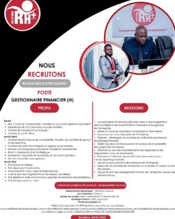 🚨🚨WE ARE HIRING 🚨🚨

#JobOpportunity #EmploiJeune 

Deadlines : 04/06/2024