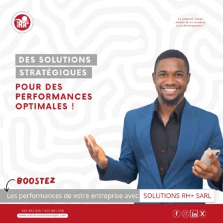 💡 Des solutions stratégiques pour des performances optimales !

Boostez votre entreprise avec @solutionsrhplus 

✨ Révélez votre potentiel et atteignez de nouveaux sommets.

📲 DM pour en savoir plus !
ou via notre site internet 
https://solutionsrhplusemploi.com/solutionsrhpluse-en/

#BusinessBoost #StratégieRH #PerformanceOptimale #SolutionsRH #Entrepreneur